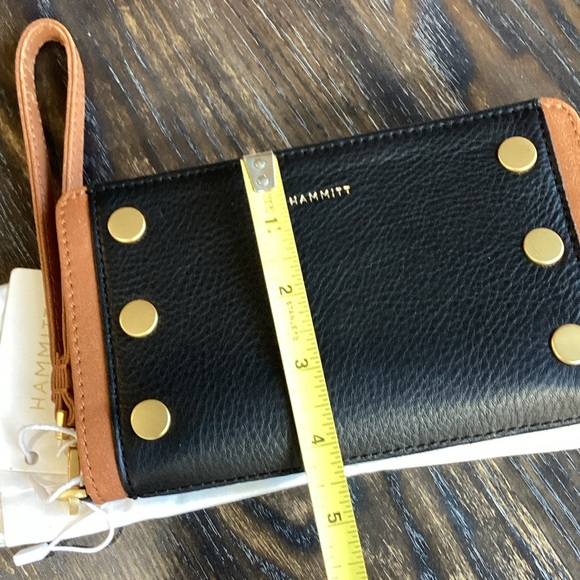 Hammitt Bryant Black and Brown Colorblock Leathers Wallet - Picture 15 of 16